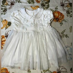🩶🤍Adorable Baby Girl Bow Dress 🤍🩶